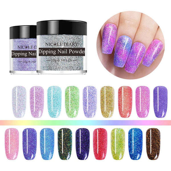 Dipping Nail Powder 10ml Dreamy Girl Walking in the Forest Nail Powder NICOLE DIARY 