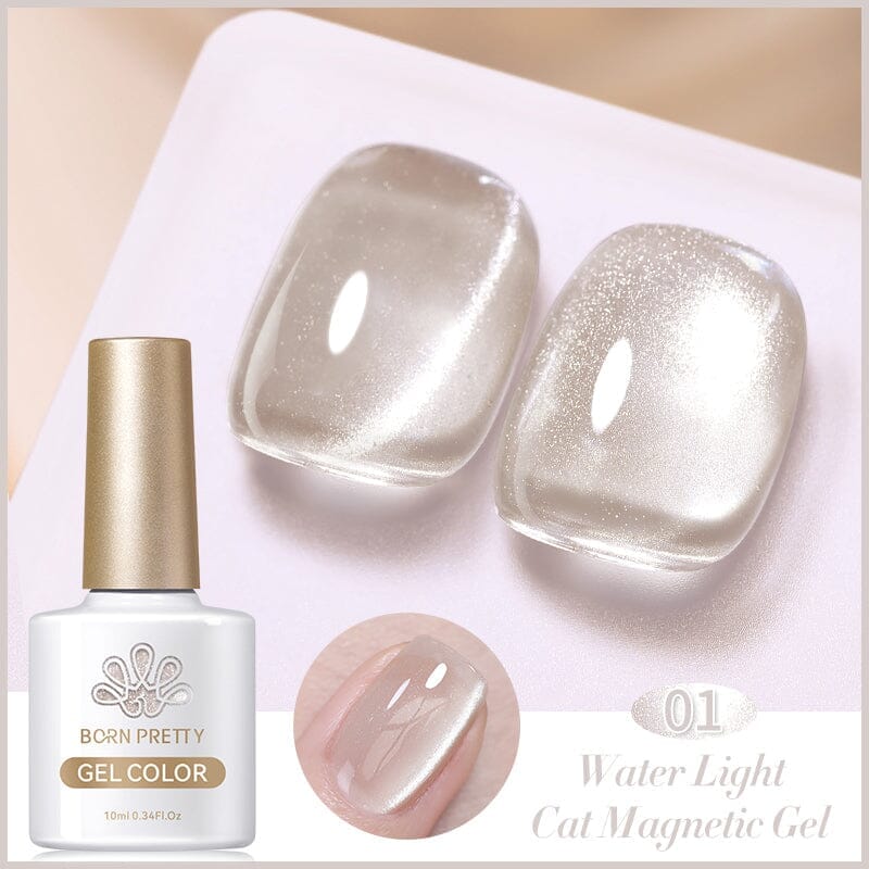 【Super Deals】Water Light Cat Magnetic Gel 10ml Gel Nail Polish BORN PRETTY 01 