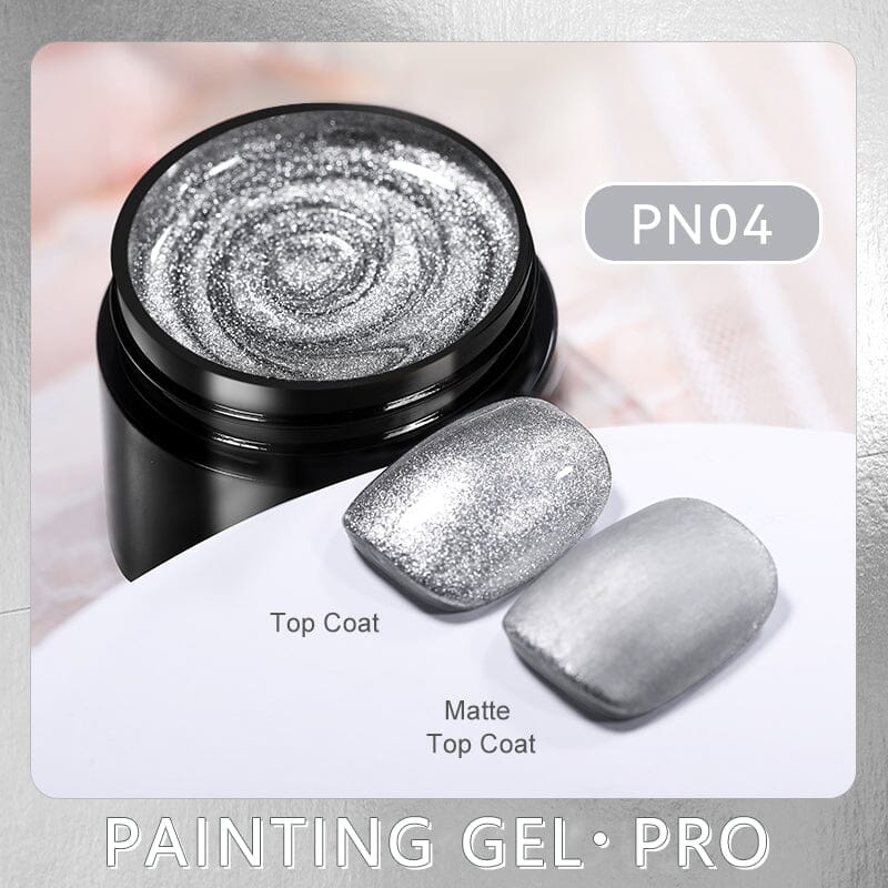 PRO Painting Nail Gel 5ml Gel Nail Polish BORN PRETTY Silver 