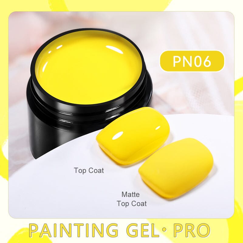 PRO Painting Nail Gel 5ml Gel Nail Polish BORN PRETTY Yellow 