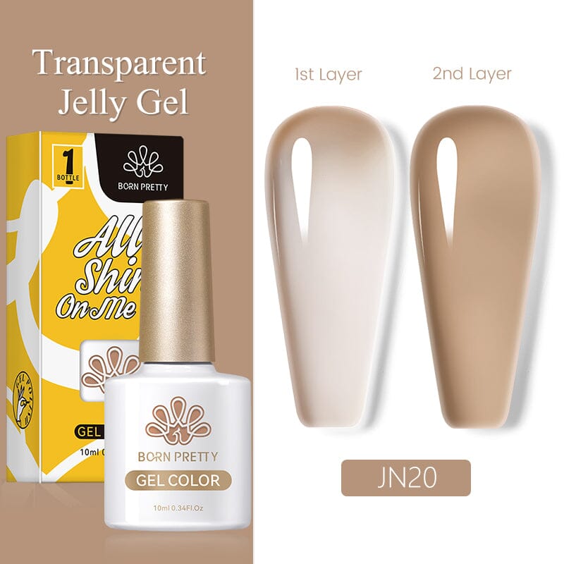 Jelly Nude Gel 10ml Gel Nail Polish BORN PRETTY JN20 