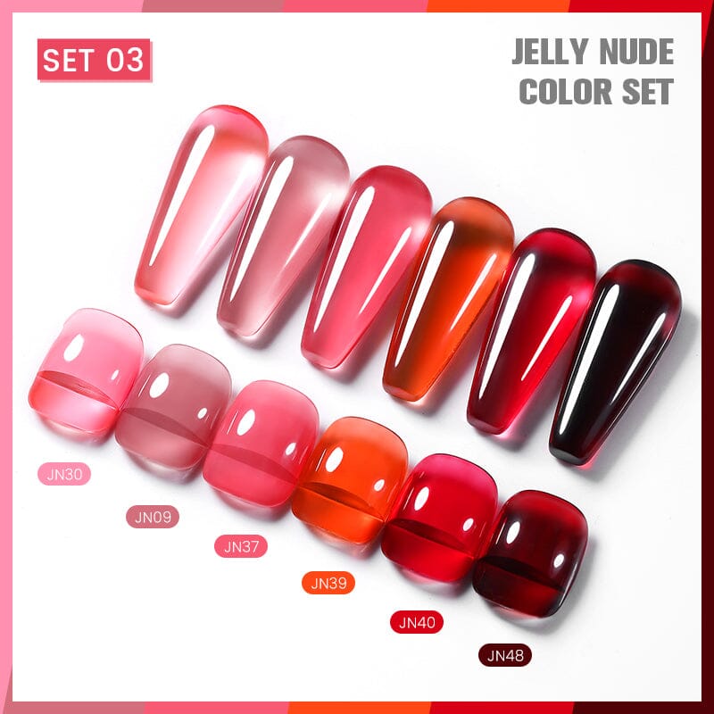 6 Colors Jelly Gel Set 03 Kits & Bundles BORN PRETTY 