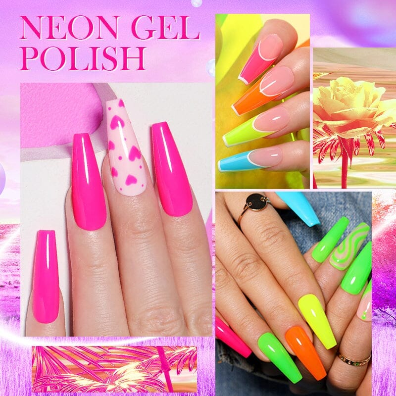 【Super Deals】Neon Colors Gel Polish 10ml Gel Nail Polish BORN PRETTY 
