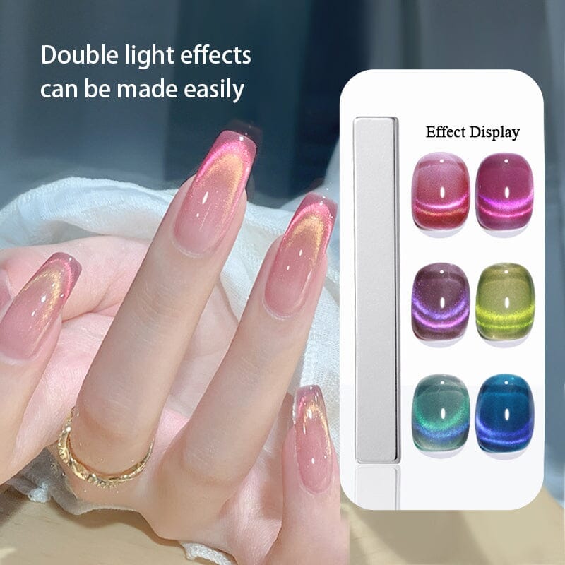 【Super Deals】Reflective Glass Cat Magnetic Gel 10ml Gel Nail Polish BORN PRETTY 