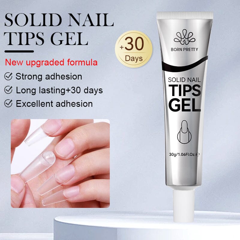 Solid Nail Tips Gel 30ml Gel Nail Polish BORN PRETTY 