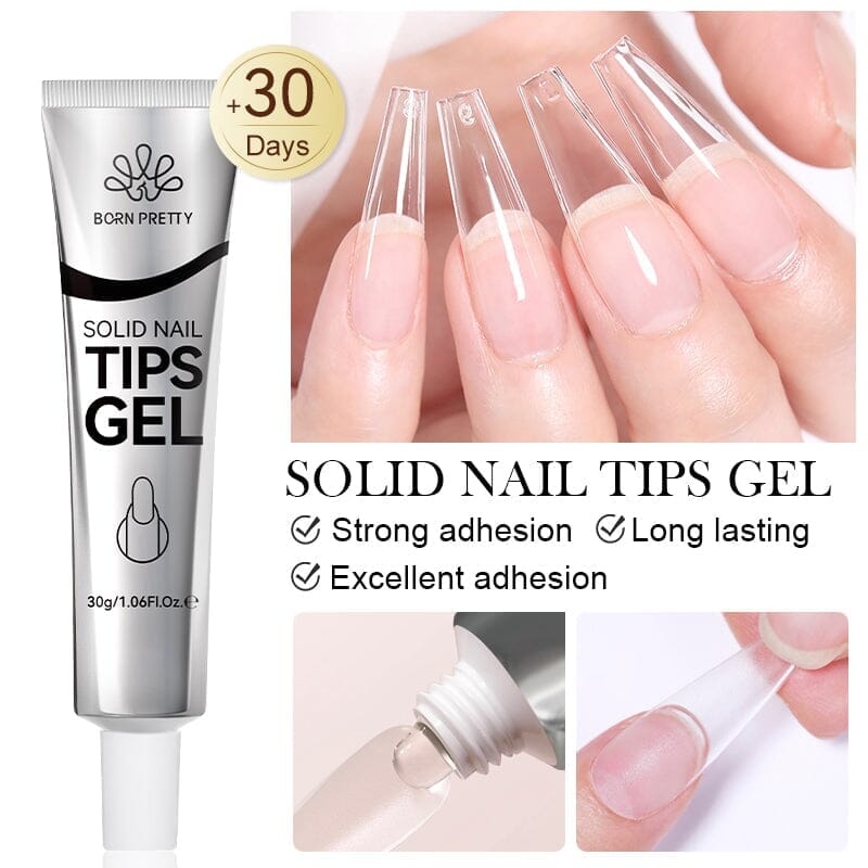【Super Deals】Solid Nail Tips Gel 30ml Gel Nail Polish BORN PRETTY 