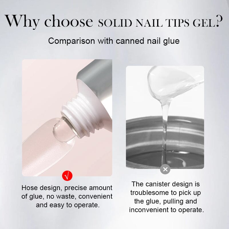 [US ONLY] Solid Nail Tips Gel 30ml Gel Nail Polish BORN PRETTY 