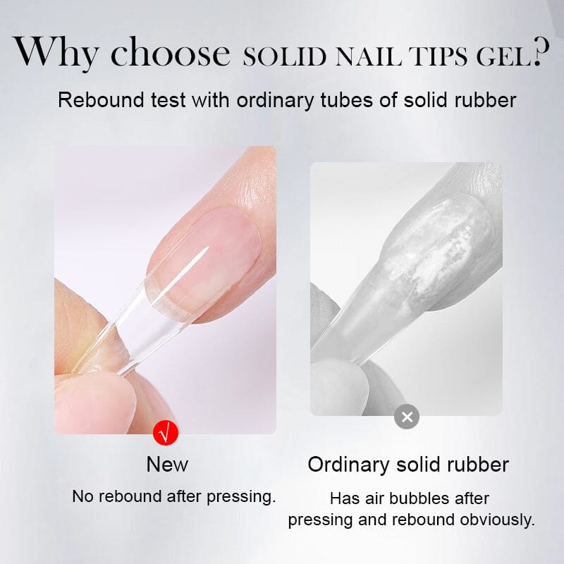 [US ONLY] Solid Nail Tips Gel 30ml Gel Nail Polish BORN PRETTY 