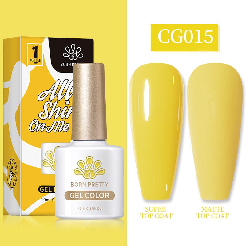 10ml White Gold Series Gel Nail Polish 130 Colors Gel Nail Polish BORN PRETTY CG015 