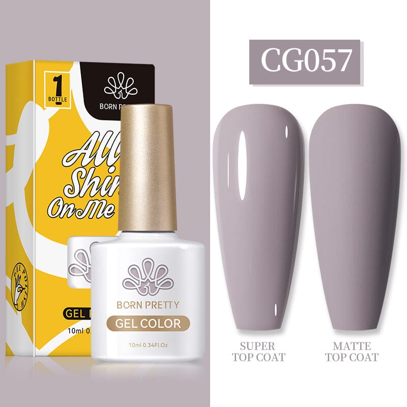 10ml White Gold Series Gel Nail Polish 130 Colors Gel Nail Polish BORN PRETTY CG057 