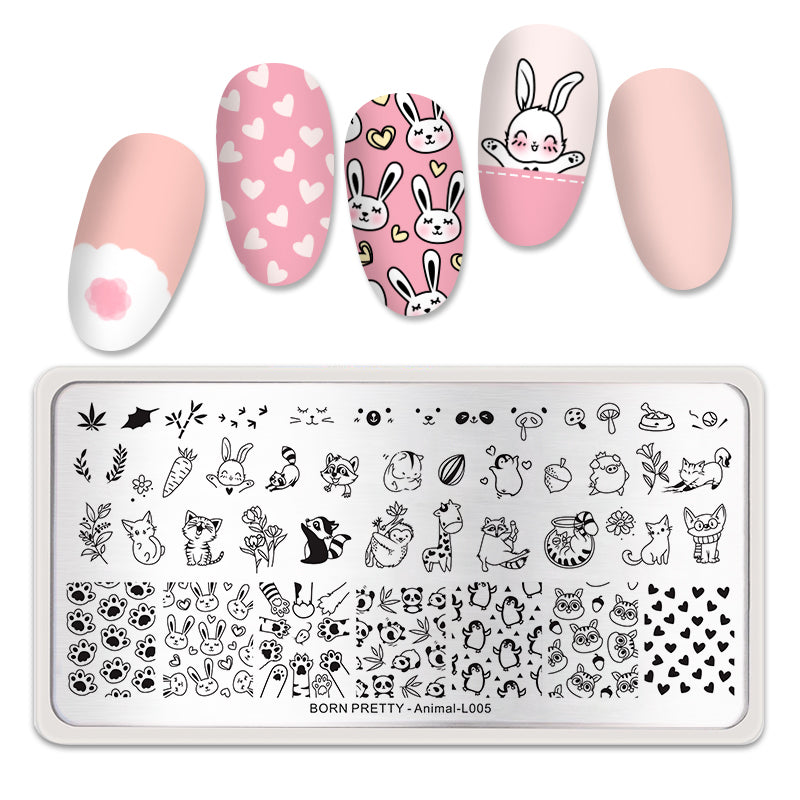 1PC Nail Stamping Plate for Nail Decorations 