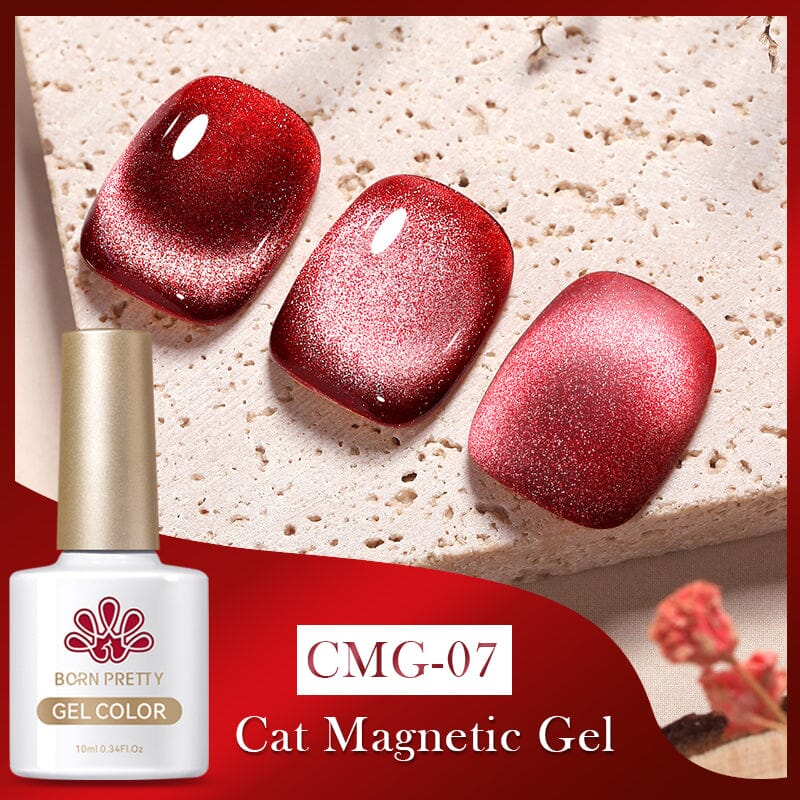 10ml Jelly Amber Cat Magnetic Gel Gel Nail Polish BORN PRETTY CMG-07 