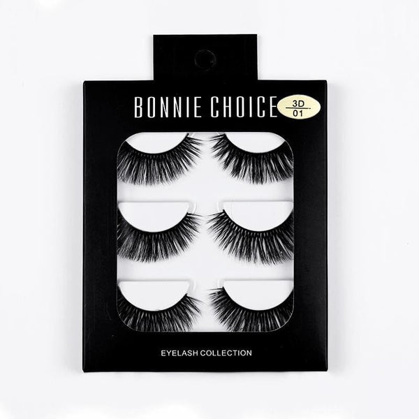 False Eyelashes 3D-01 Bonnie Choice 