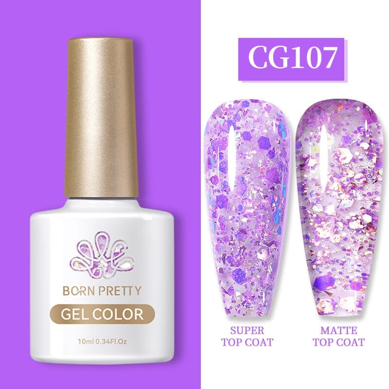 Silky White Series Gel Polish 10ml (CG101-CG130) Gel Nail Polish BORN PRETTY CG107 