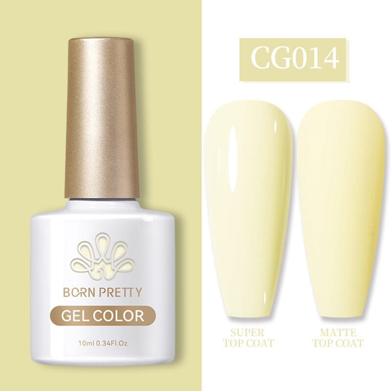 Silky White Series Gel Polish 10ml Gel Nail Polish BORN PRETTY CG014 