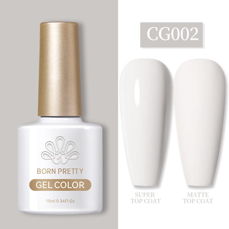 Silky White Series Gel Polish 10ml Gel Nail Polish BORN PRETTY CG002 