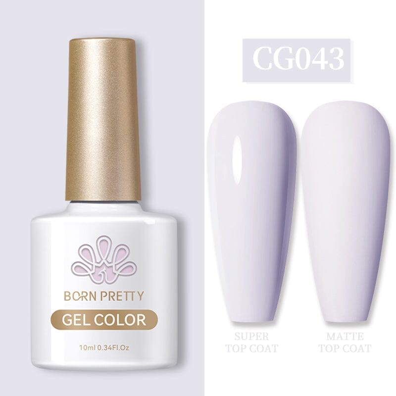 Silky White Series Gel Polish 10ml Gel Nail Polish BORN PRETTY CG043 