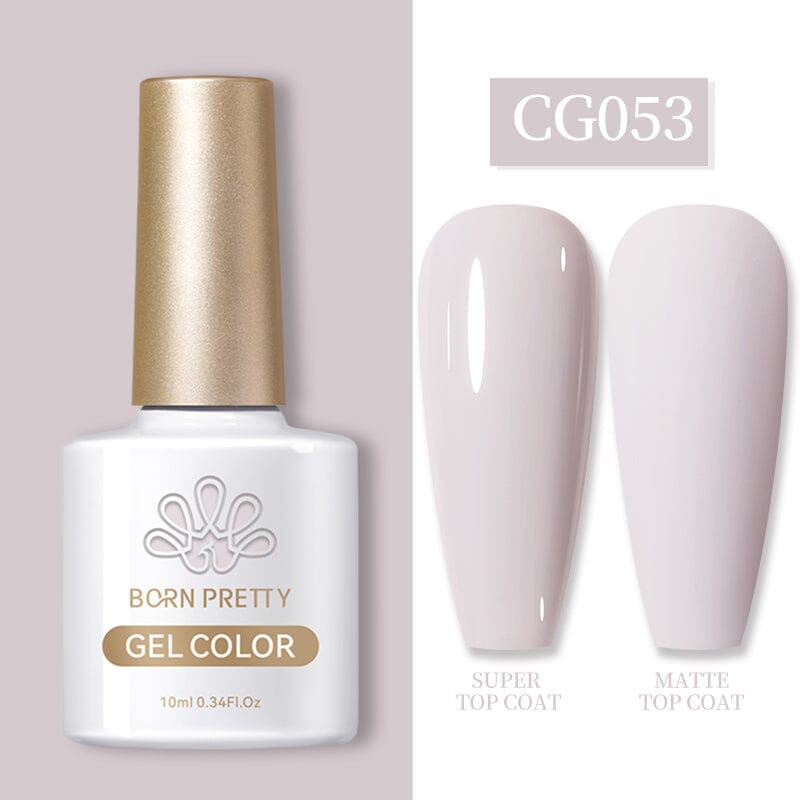 Silky White Series Gel Polish 10ml Gel Nail Polish BORN PRETTY CG053 