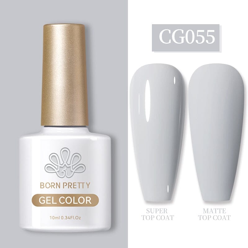 Silky White Series Gel Polish 10ml Gel Nail Polish BORN PRETTY CG055 