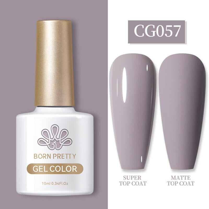 Silky White Series Gel Polish 10ml Gel Nail Polish BORN PRETTY CG057 