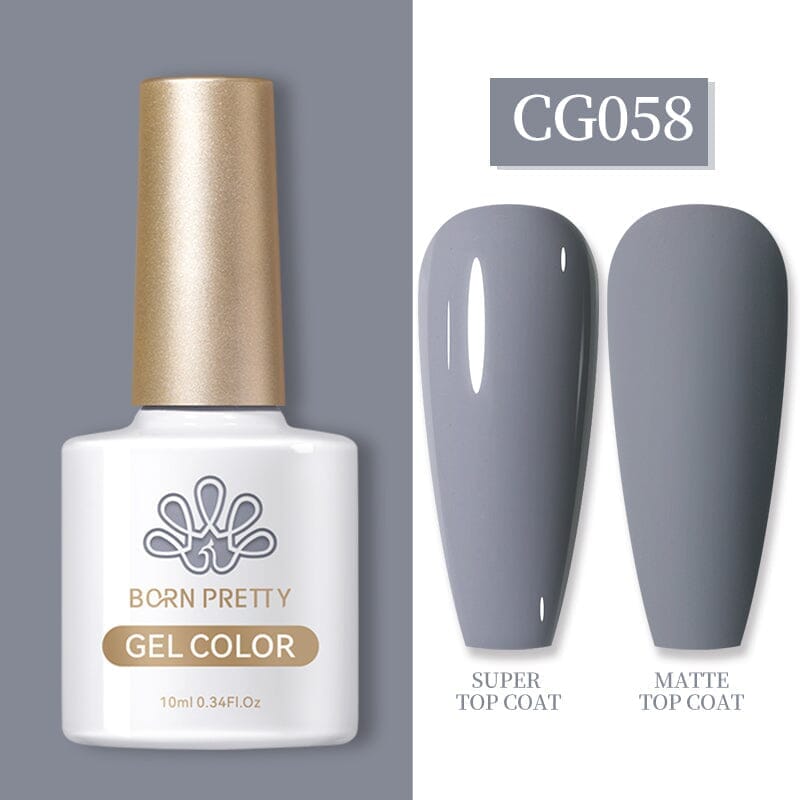 Silky White Series Gel Polish 10ml Gel Nail Polish BORN PRETTY CG058 