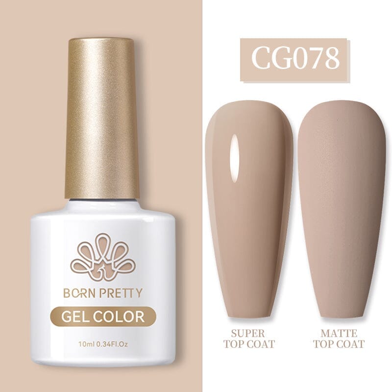 Silky White Series Gel Polish 10ml Gel Nail Polish BORN PRETTY CG078 