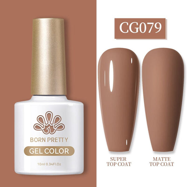 Brown Gel Polish CG079 10ml Gel Nail Polish BORN PRETTY 