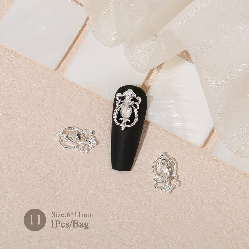 Butterfly Heart Pearly Alloy Nail Decoration DIY Nails BORN PRETTY 11 