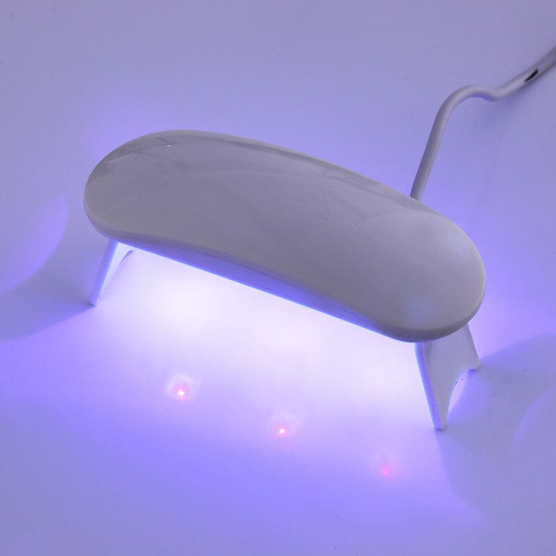 6W UV/LED Lamp Nail Dryer - White Nail Tools BORN PRETTY 