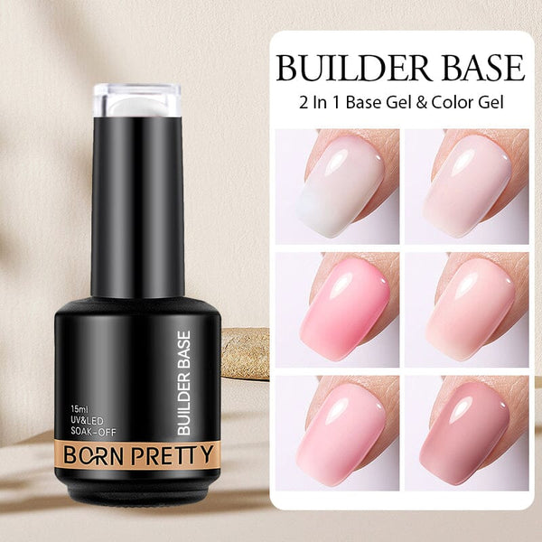 BORN PRETTY Builder Base 15ml 2 in 1 Gel Nail Polish BORN PRETTY 