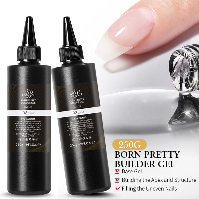 BORN PRETTY Builder Gel 2 in 1 Gel Nail Polish BORN PRETTY 08 - 250g 