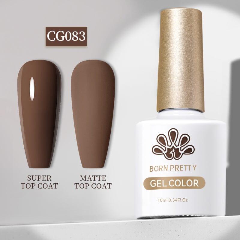 Brown Gel Polish CG083 10ml Gel Nail Polish BORN PRETTY 