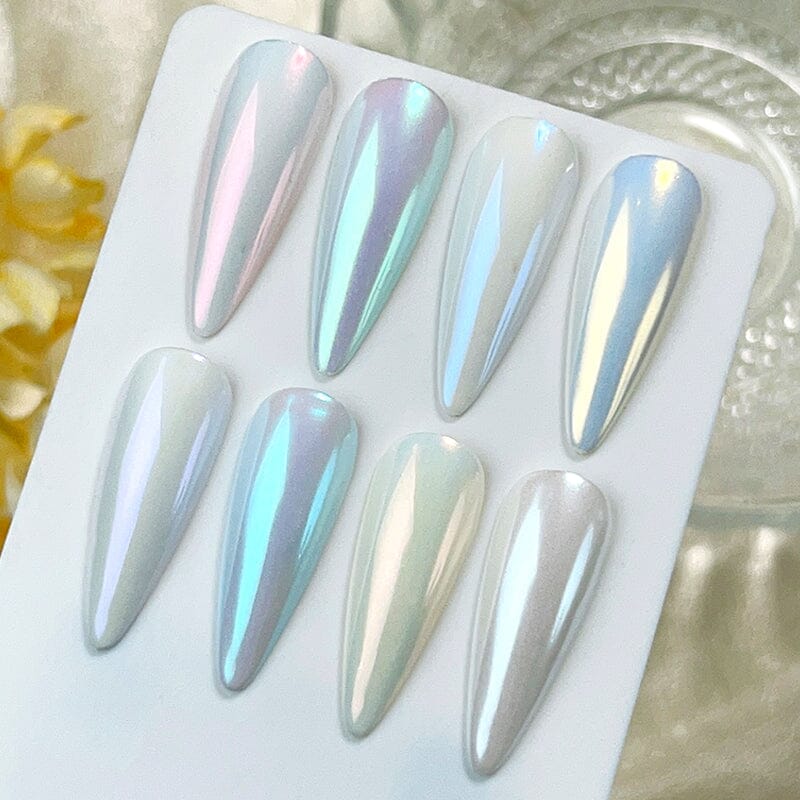 8 Colors Neon Pearly Nail Powder Nail Powder BORN PRETTY 