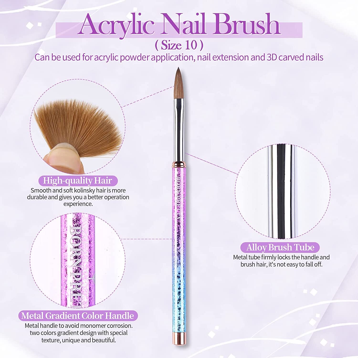 Saviland Acrylic Nail Kit - 3 Colors White/Pink/Clear Acrylic Powder and  Liquid Set with Mononer Acrylic Liquid, Acrylic Nail Brush for Nail  Extension for Beginners - Walmart.com