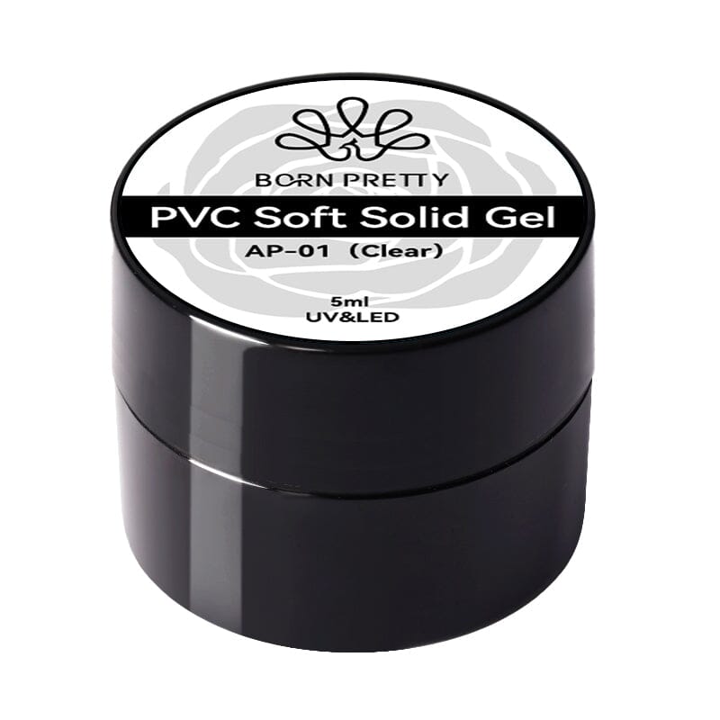 Clear PVC Soft Solid Gel 5ml Gel Nail Polish BORN PRETTY 