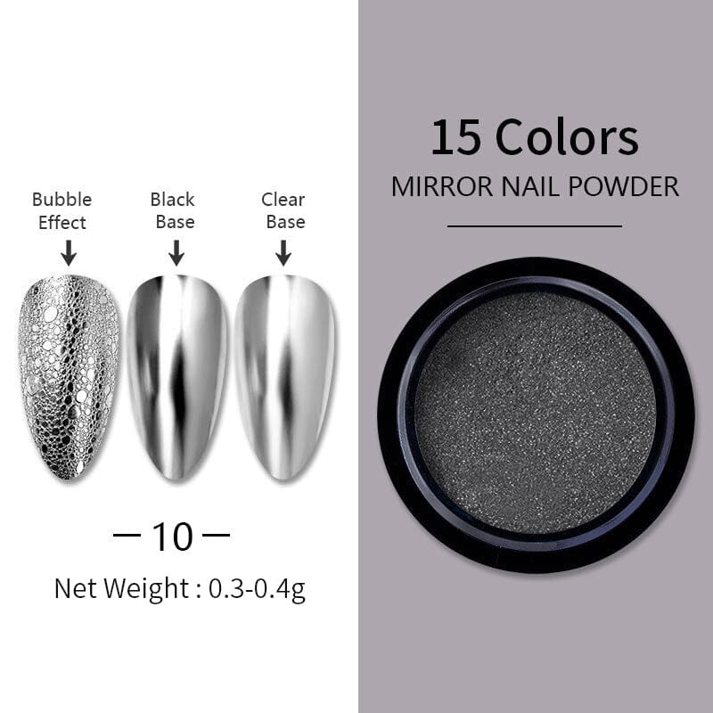 Metallic Mirror Effect Chrome Nail Powder #10 Nail Powder BORN PRETTY 