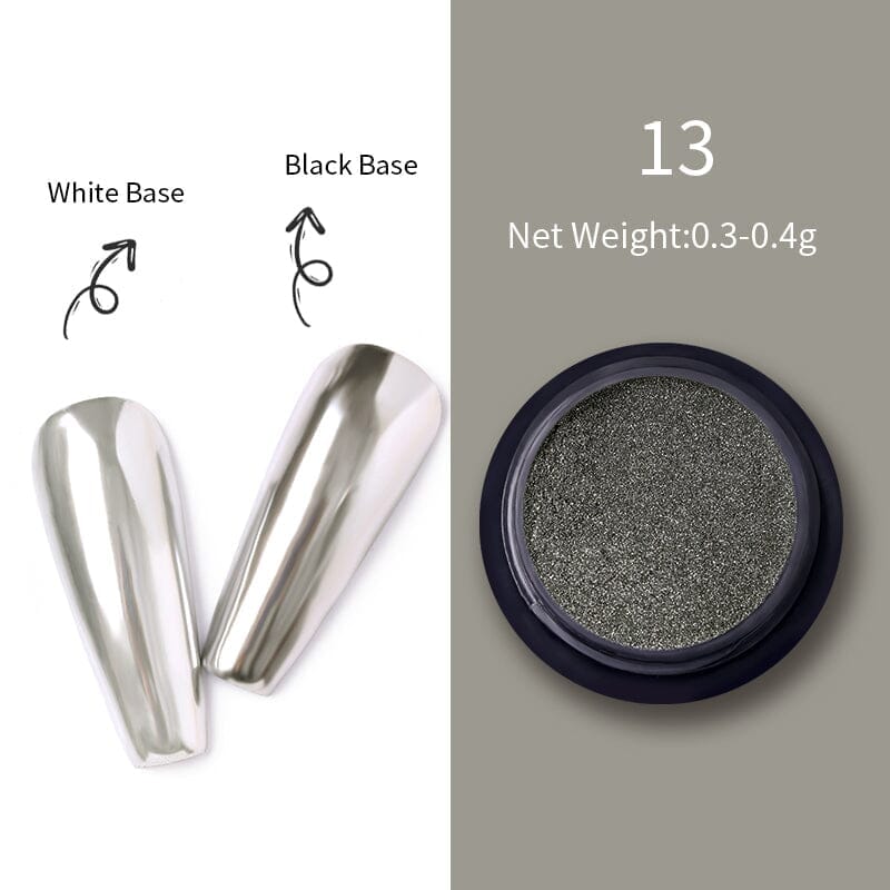 Metallic Mirror Effect Chrome Nail Powder #13 Nail Powder BORN PRETTY 