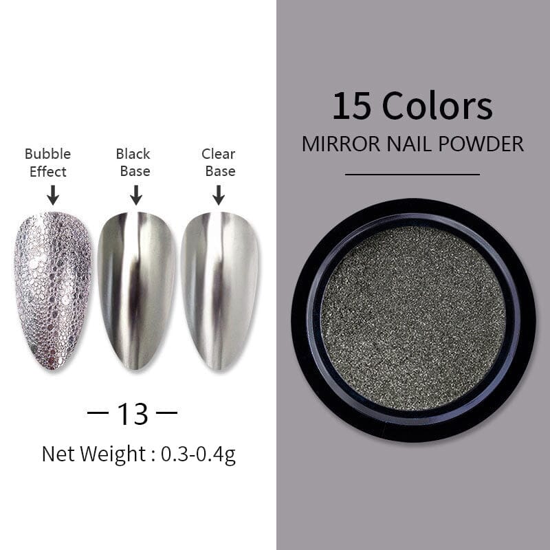 Metallic Mirror Effect Chrome Nail Powder #13 Nail Powder BORN PRETTY 