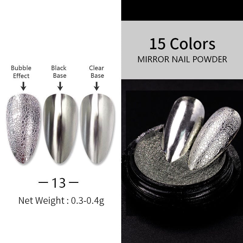 Metallic Mirror Effect Chrome Nail Powder #13 Nail Powder BORN PRETTY 