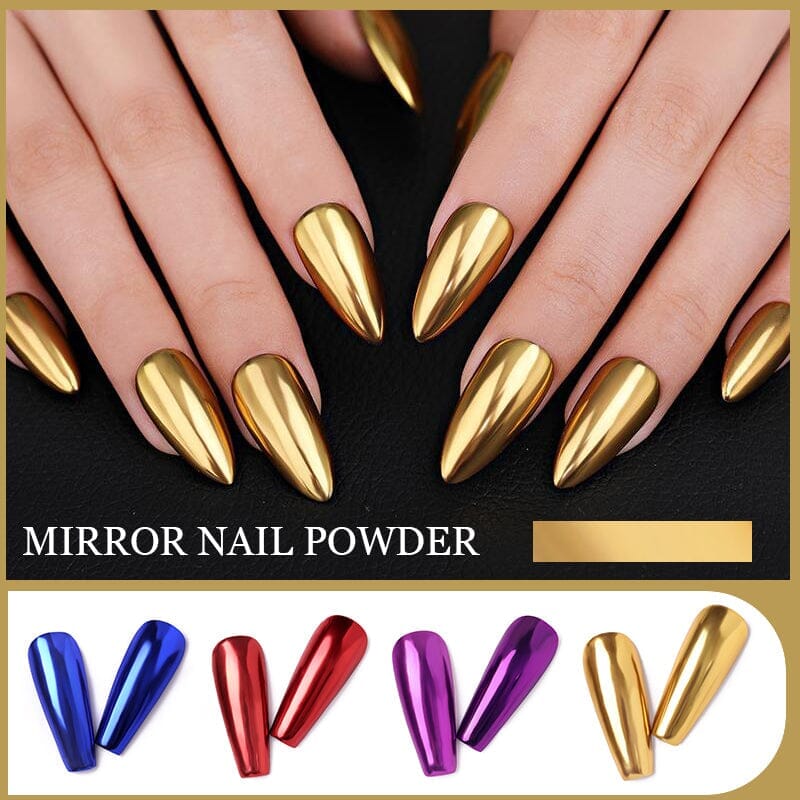 Metallic Mirror Effect Chrome Nail Powder #09 Nail Powder BORN PRETTY 