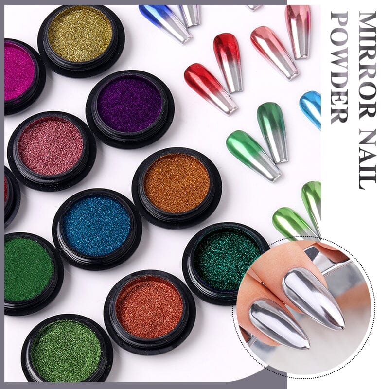 Metallic Mirror Effect Chrome Nail Powder #11 Nail Powder BORN PRETTY 