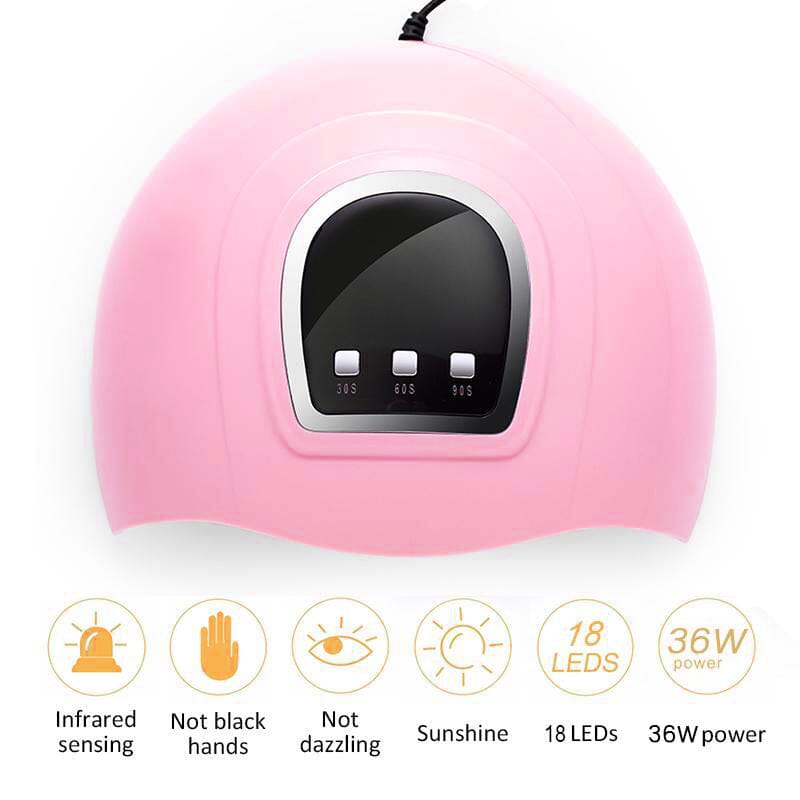 36W Pink UV LED Nail Lamp Tools & Accessories BORN PRETTY 