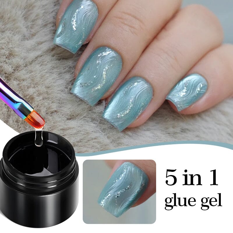 5 in 1 Glue Gel 5ml Gel Nail Polish BORN PRETTY 