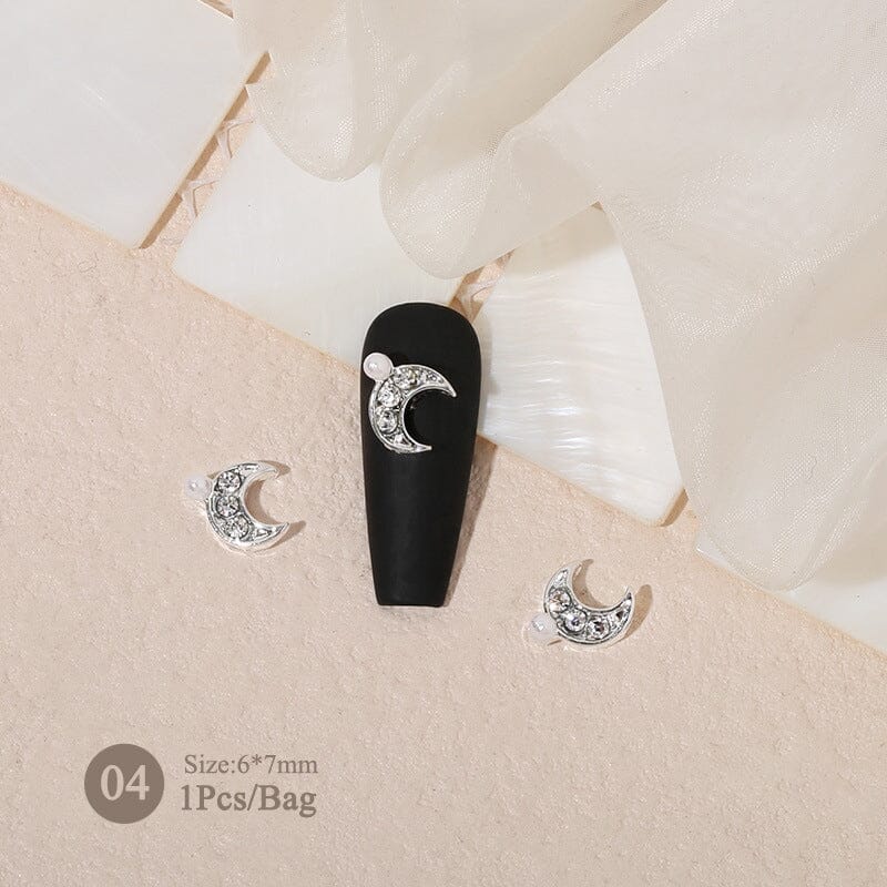 Butterfly Heart Pearly Alloy Nail Decoration DIY Nails BORN PRETTY 04 