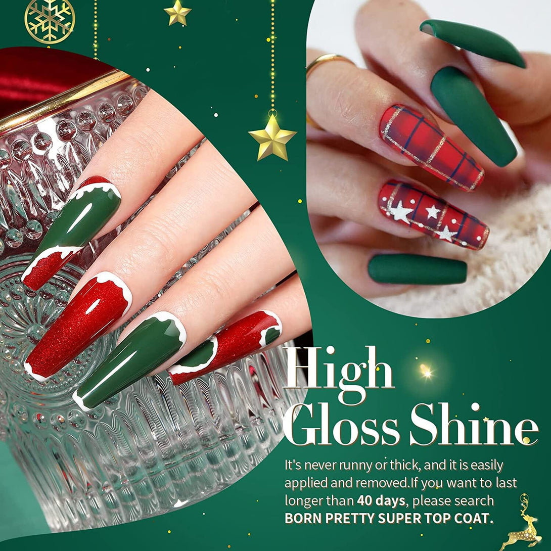 [US ONLY] 6 Colors Christmas Gel Polish Set Kits & Bundles BORN PRETTY 