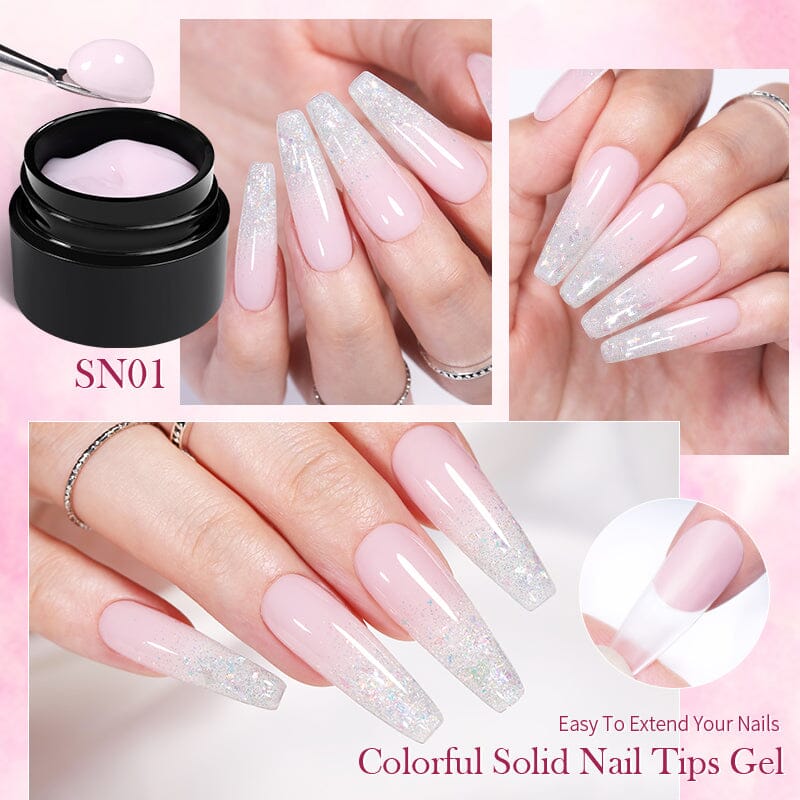 Solid Nail Tips Gel 02 5g Gel Nail Polish BORN PRETTY 