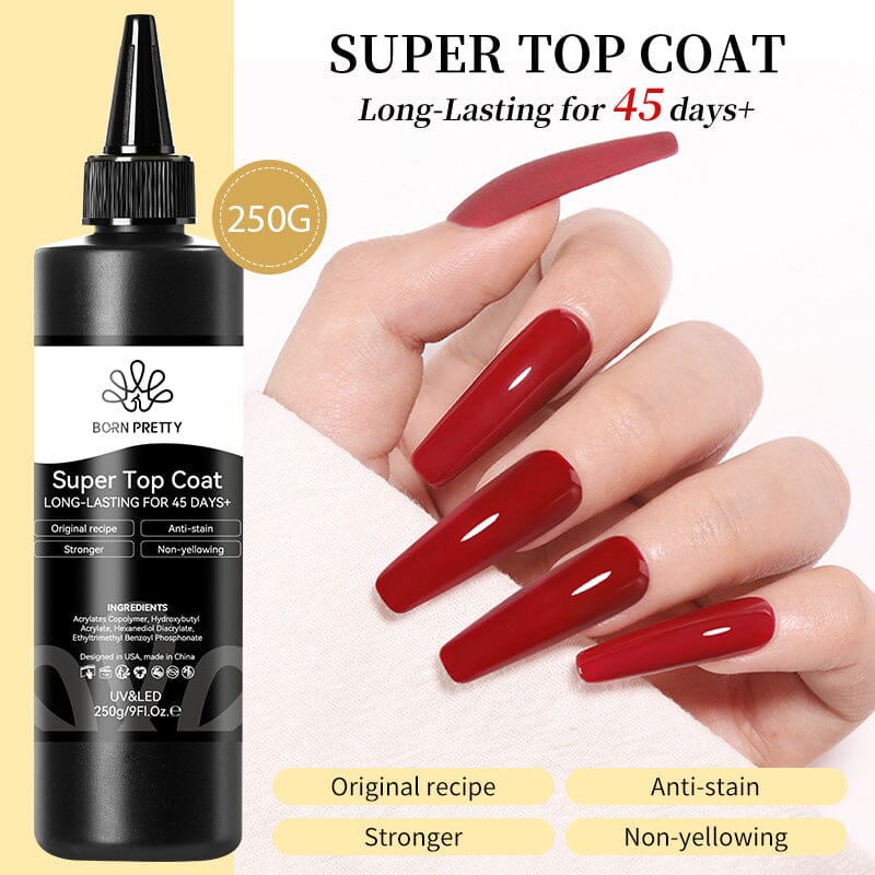 Super Top Coat 250g Gel Nail Polish BORN PRETTY 