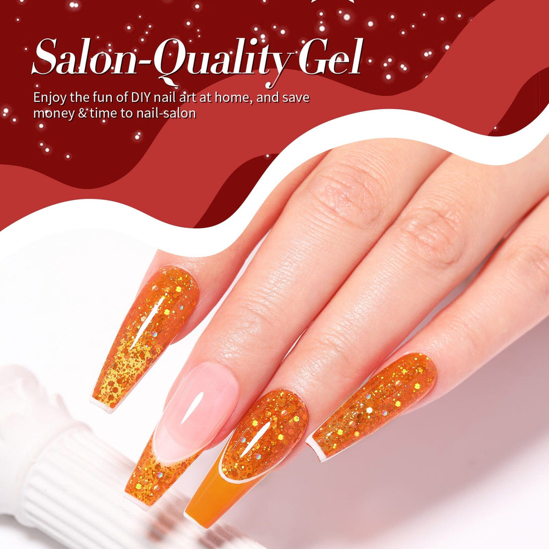 6 Colors Gel Polish Set Maple Caramel 7ml Gel Nail Polish BORN PRETTY 