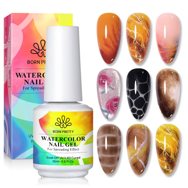 15ml Watercolor Nail Gel Gel Nail Polish BORN PRETTY 