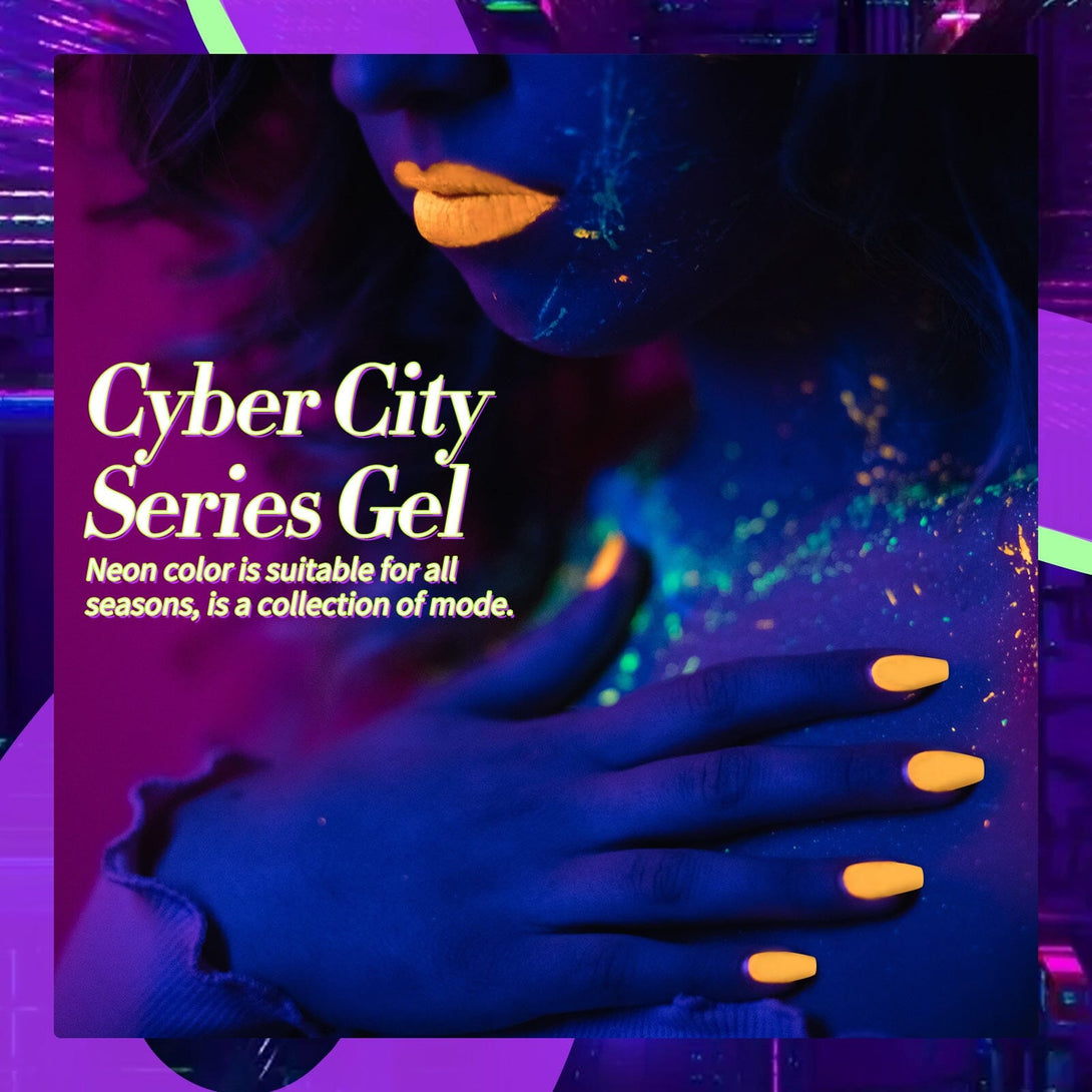 6 Colors Gel Polish Set Cyber City 7ml Gel Nail Polish BORN PRETTY 